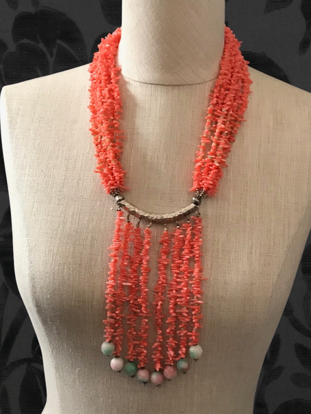 Coral Statement Necklace